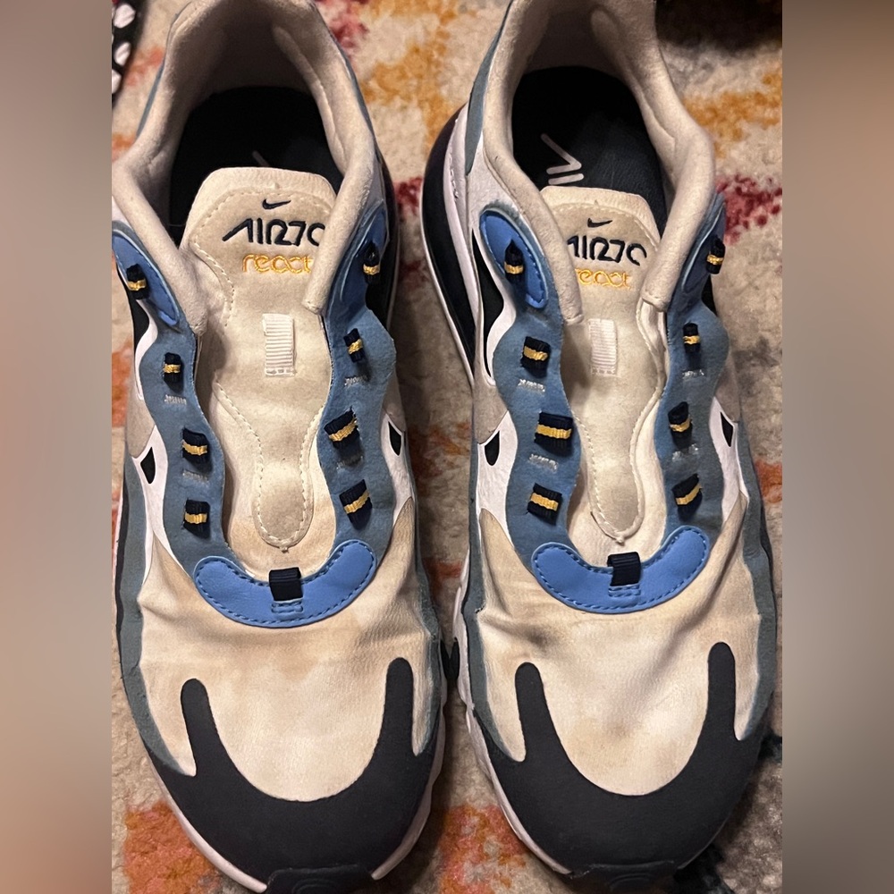 Nike Air Max Sneakers - Blue and White